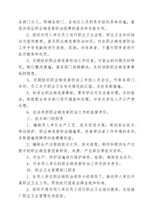 用人单位职业卫生管理制度及操作规程编制要点和范例.docx