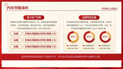 红金色党政风促进教育均衡与公平发展PPT模板