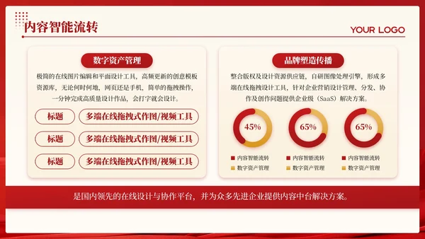 红金色党政风促进教育均衡与公平发展PPT模板