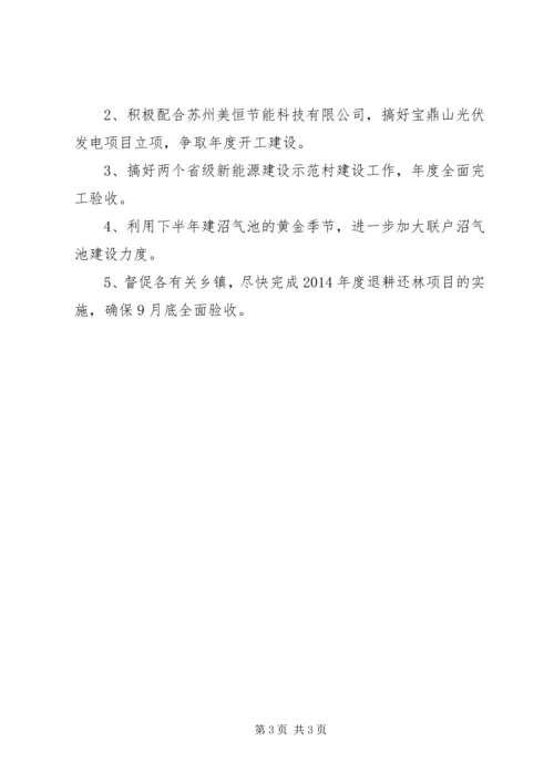 乡镇能源局半年工作总结.docx