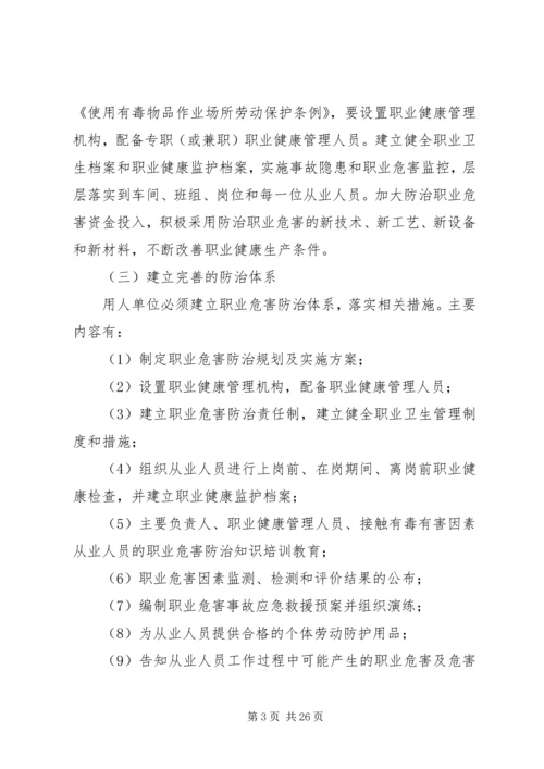 职业危害专项整治实施方案.docx