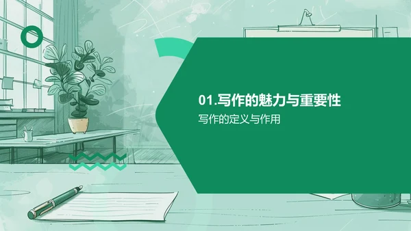 提升写作教学讲座PPT模板
