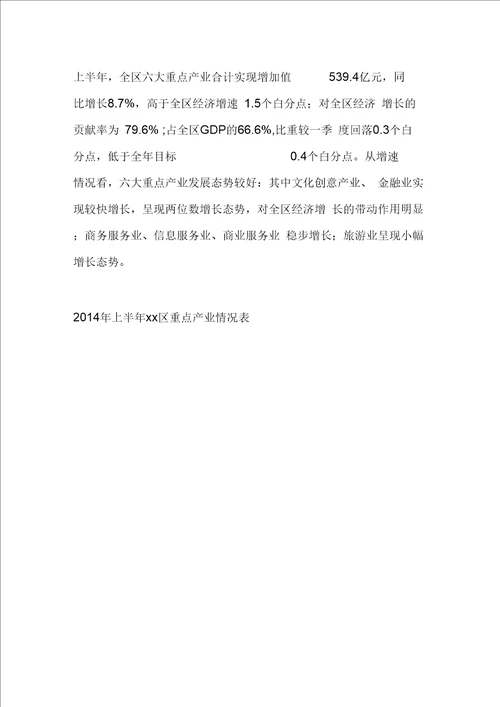 关于我区推进产业发展的调研与思考