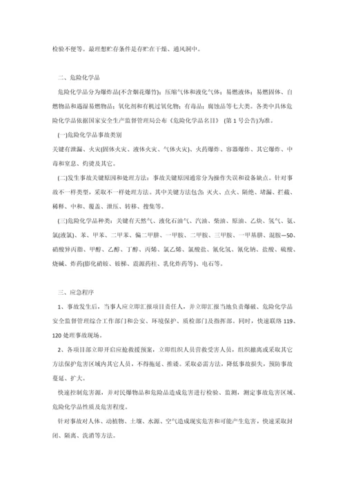 沪蓉西高速建设指挥部综合标准施工安全生产应急专题预案.docx