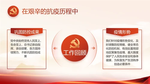 矢志不渝的初心使命党建党支部动态PPT模板