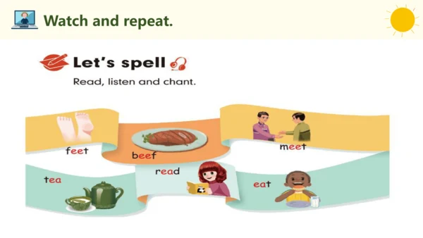 Unit 2 My week Part A Let's spell课件（共22张PPT，内嵌音频）