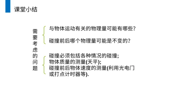 动理守恒定律碰撞中的不变量通用PPT模板