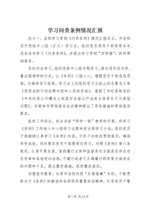 学习问责条例情况汇报.docx