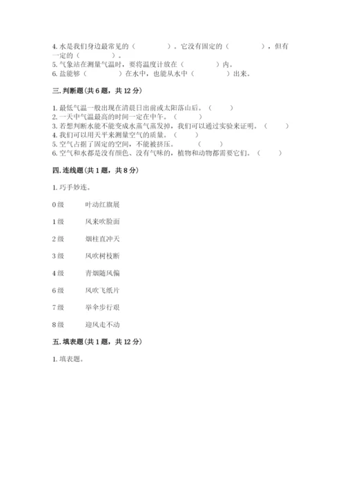 教科版三年级上册科学期末测试卷【典型题】.docx