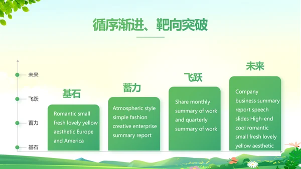 山区乡村振兴调研报告动态PPT模板