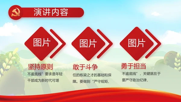 推进乡村振兴重点工作总结动态PPT