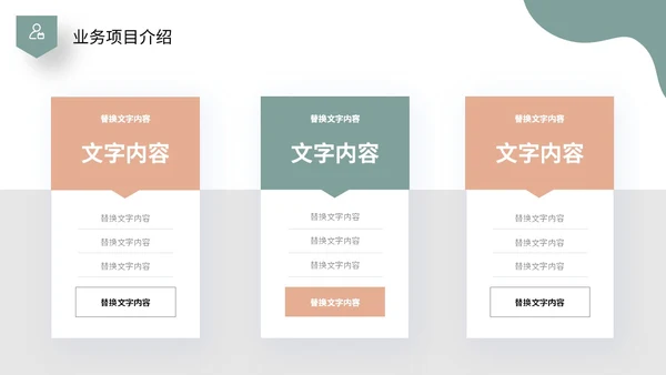 莫兰迪色简约形状商业项目计划书PPT商业计划书