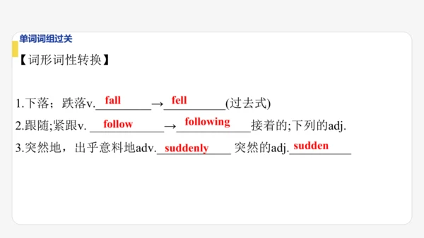 Module 7 A famous story期末模块复习课件-外研版八年级上册