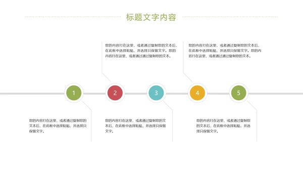 极简清新商务工作总结汇报PPT模板