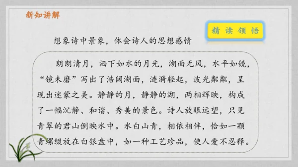 17课《古诗三首》《望天门山》《饮湖上初晴后雨》   课件