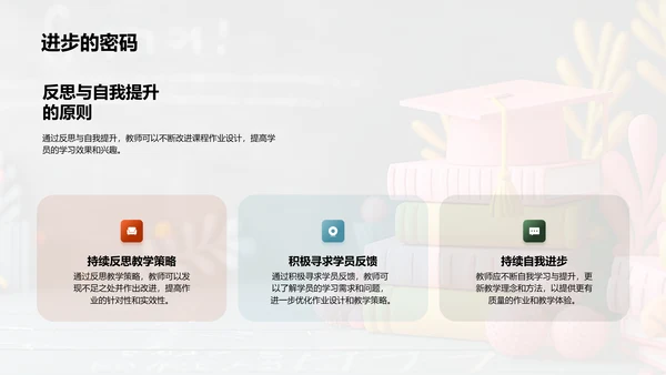 优化教学作业PPT模板