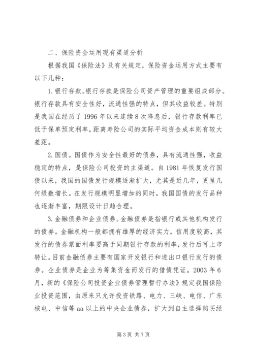 保险资金运用现状.docx