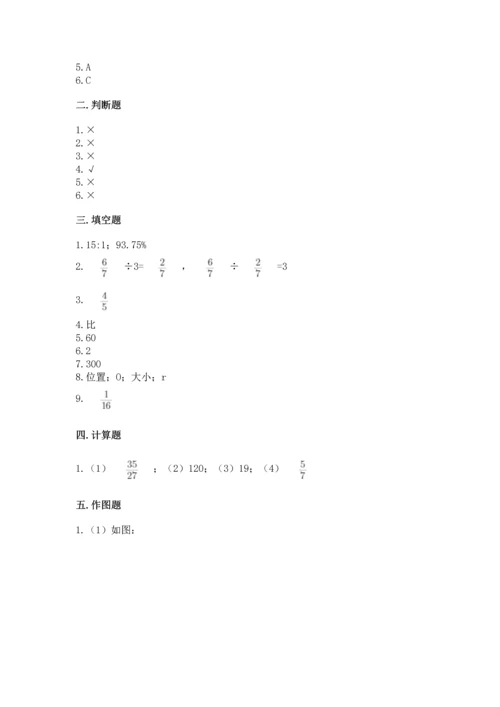 小学六年级上册数学期末测试卷精品（模拟题）.docx