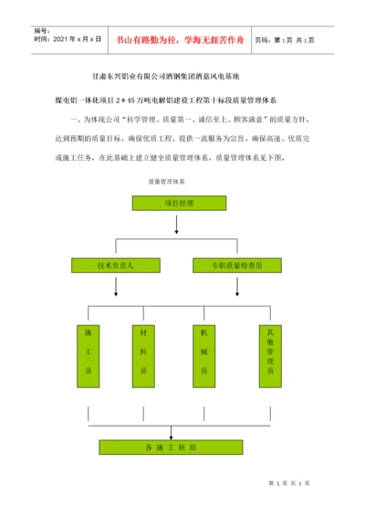 质量管理体系及技术管理体系.docx