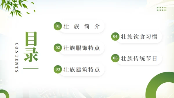 壮族风情文化通用PPT模版
