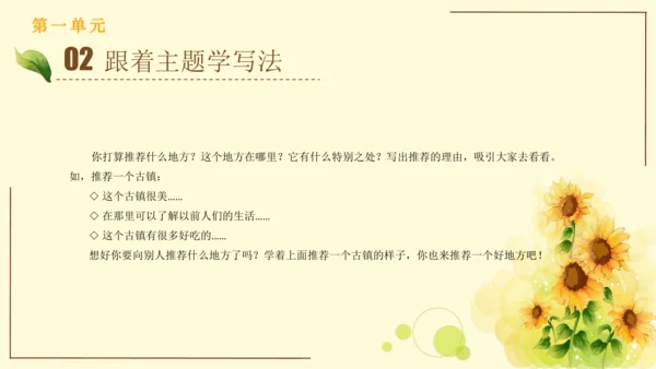 统编版语文四年级上册2024-2025学年度第一单元习作： 推荐一个好地方（课件）