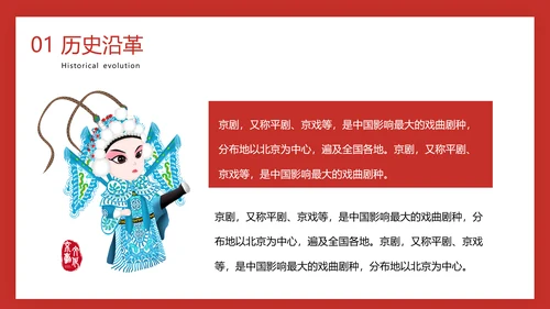 国粹京剧票友文化PPT模板