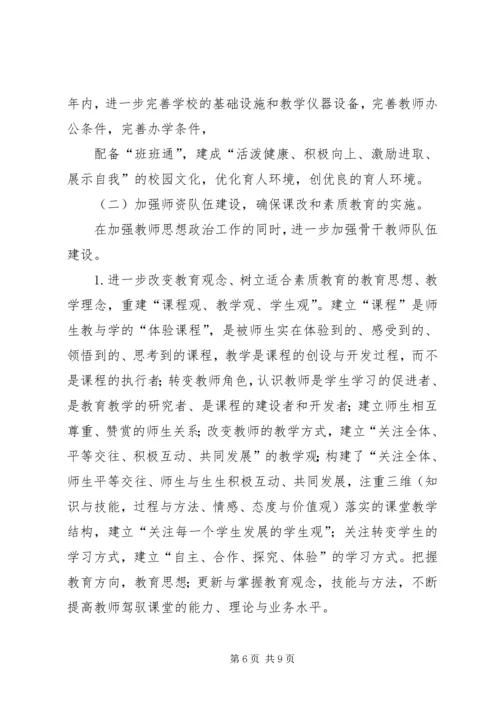 张木庄小学三年发展规划.docx