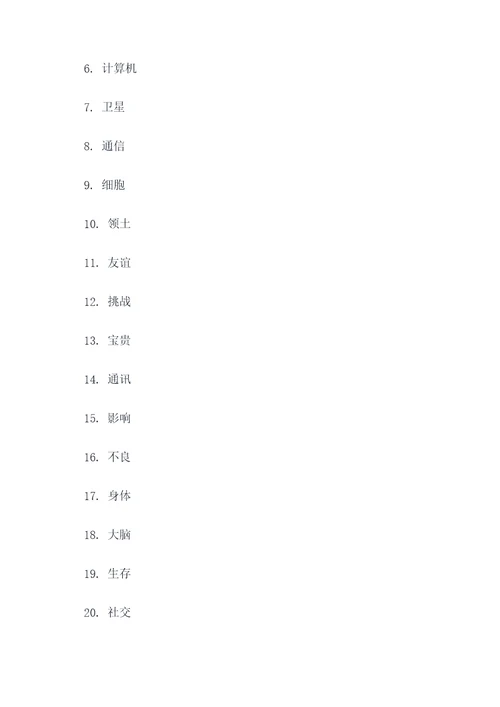必考的20道填空题