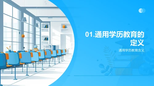 解读通用学历教育PPT模板