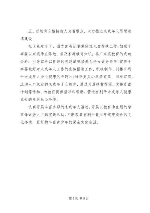 社区精神文明建设XX年度工作计划(2).docx