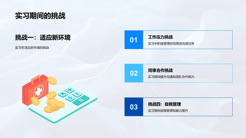 实习汇报与职业导向PPT模板