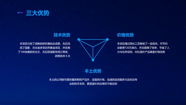 简约科技风星空商业计划书