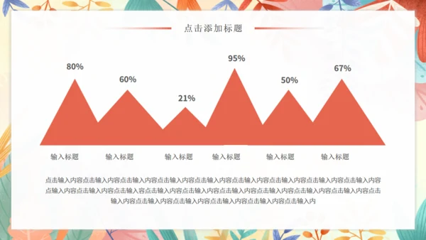 小清新图画产品宣传通用PPT模板