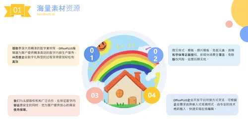 蓝色可爱卡通风少儿英语课件PPT