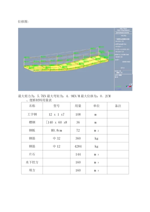 人行便桥设计方案.docx