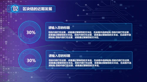 区块链NFT科技风汇报通用PPT模板