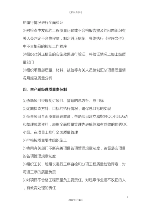 建筑施工企业质量管理制度.docx