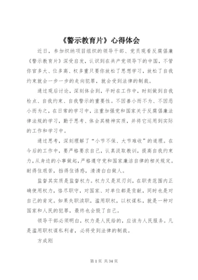 《警示教育片》心得体会_1.docx