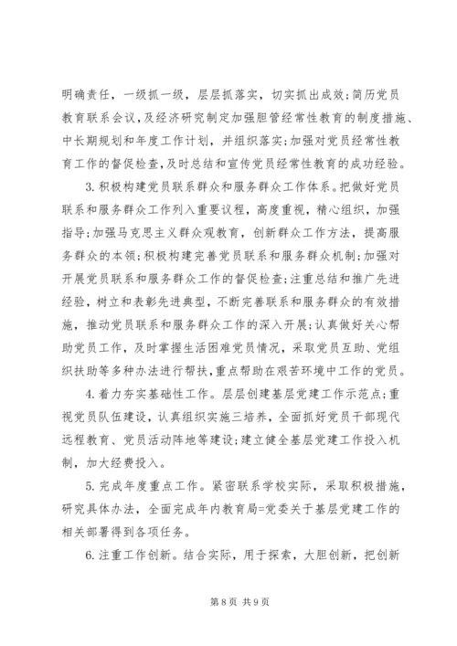 学校党建工作责任书 (2).docx