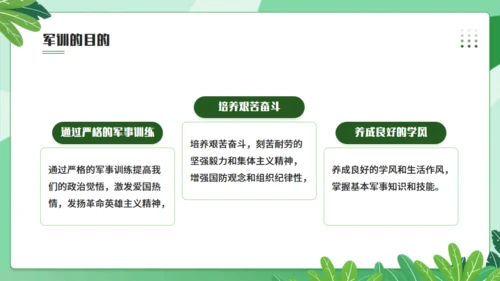 我的军训生活军训感悟，绿色通用PPT模板