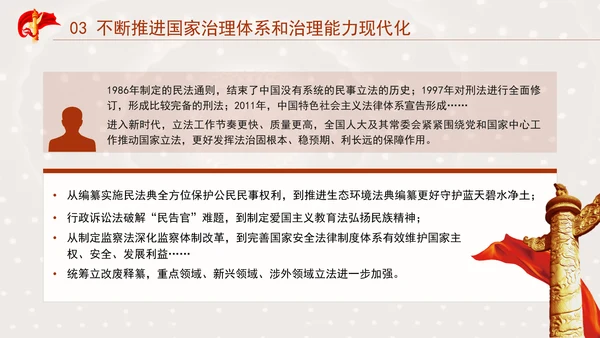 坚持和完善人民代表大会制度综述：保证人民当家作主激发人民创造活力专题党课PPT