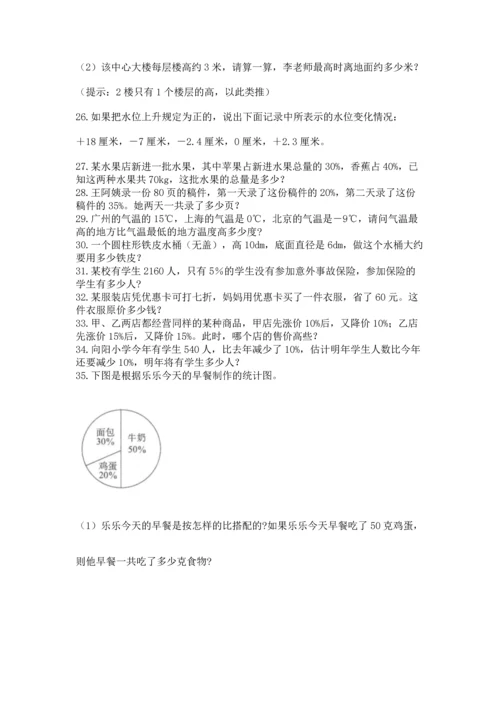 六年级小升初数学应用题50道精品（含答案）.docx