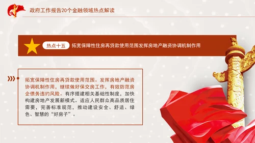 学习2025年全国两会20个金融领域热点党课ppt