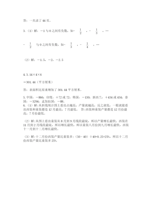 山东省济南市外国语学校小升初数学试卷精品（模拟题）.docx