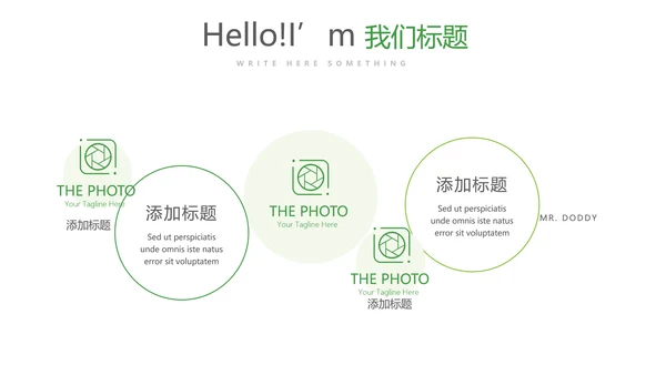 绿色清新医疗学术报告动态PPT