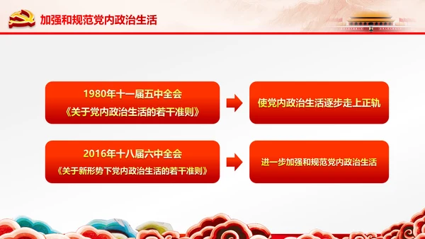 学习贯彻十八届六中全会精神动态PPT模板