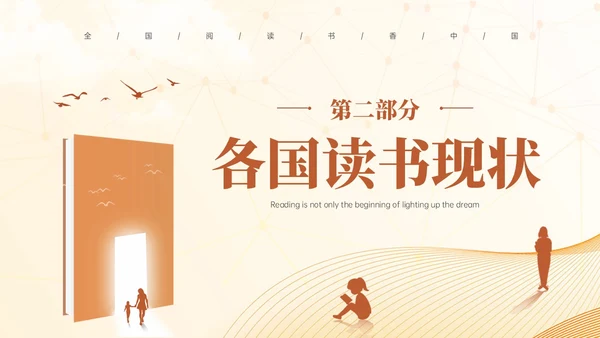 褐色简约文艺风世界读书日主题班会PPT模板