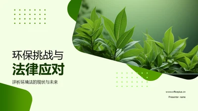 环保挑战与法律应对