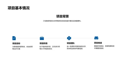 新药研发项目汇报PPT模板