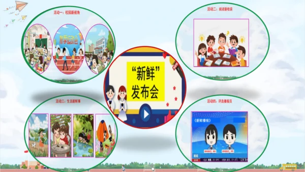成果汇报课：召开新鲜发布会 课件
